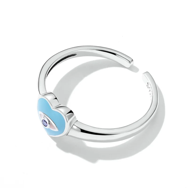 (imagem para) Pandora Style Love Devil Eyes Open Ring - SCR806 - Visualizar 4