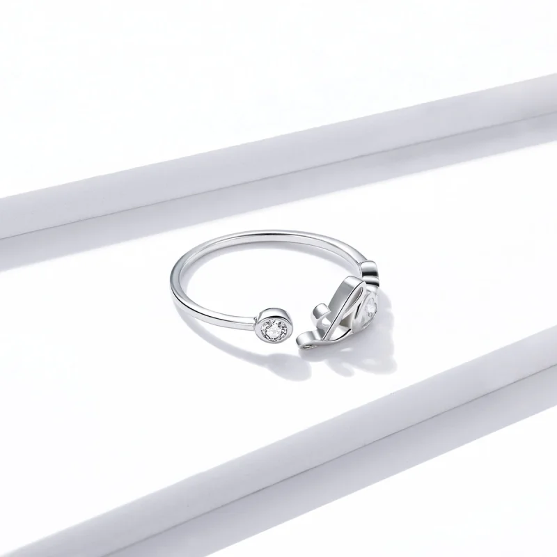 (imagem para) Pandora Style Love Open Ring - BSR146 - Visualizar 3