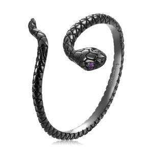 (imagem para) Pandora Style Mystic Snake Open Ring - BSR236
