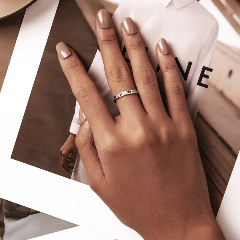 (imagem para) Pandora Style Openwork Butterfly Open Ring - SCR764 - Visualizar 7