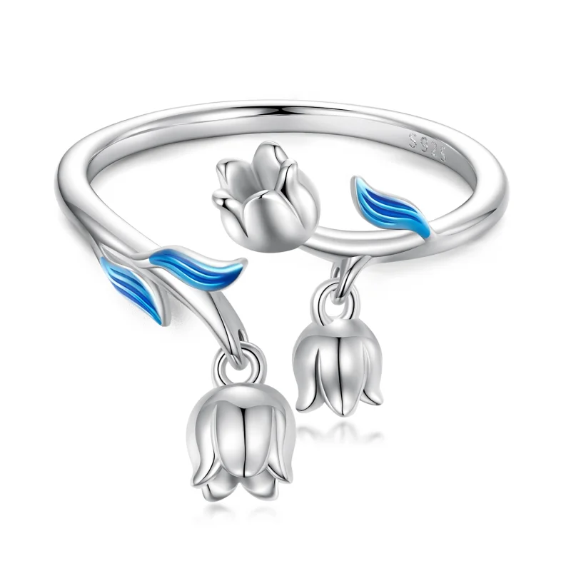 (imagem para) Pandora Style Orchid Open Ring - BSR287