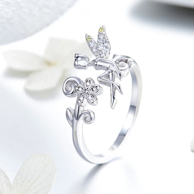 (imagem para) Pandora Style Spring Spirit Open Ring - BSR025 - Visualizar 2