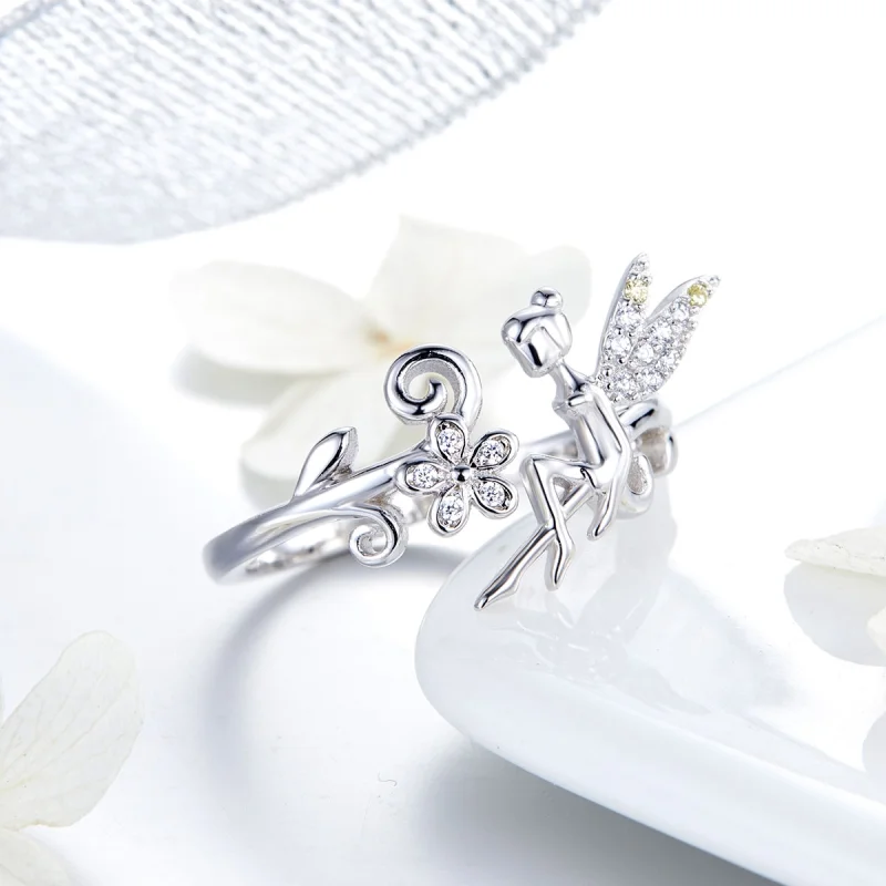 (imagem para) Pandora Style Spring Spirit Open Ring - BSR025 - Visualizar 4