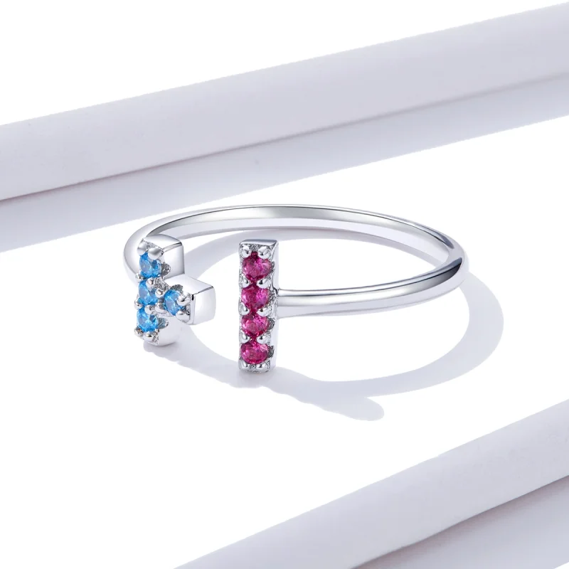 (imagem para) Pandora Style Tetris Open Ring - BSR114 - Visualizar 4