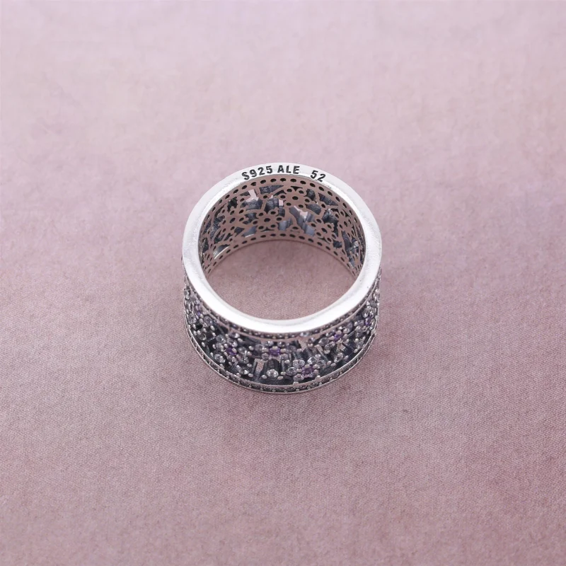 (imagem para) Anel PANDORA Ramo Forget-me-Knot Flor da Recordação - 190991ACZ - Visualizar 3