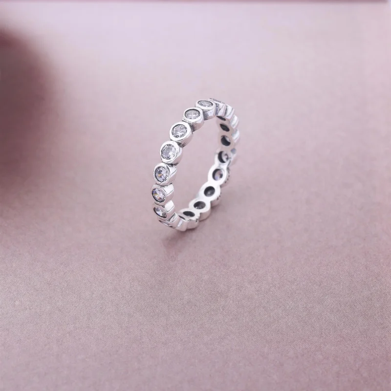 (imagem para) Anel PANDORA Brilhante Princesa - 190941CZ - Visualizar 2