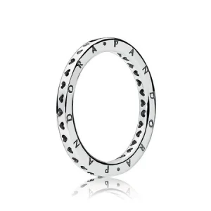 Anel Corações de PANDORA Signature - 197133 (imagem para) Anel Corações de PANDORA Signature - 197133