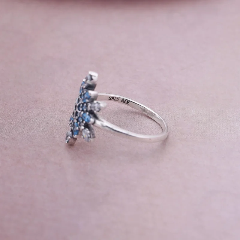 (imagem para) Anel PANDORA Cristal de Neve - 190969NBLMX - Visualizar 3