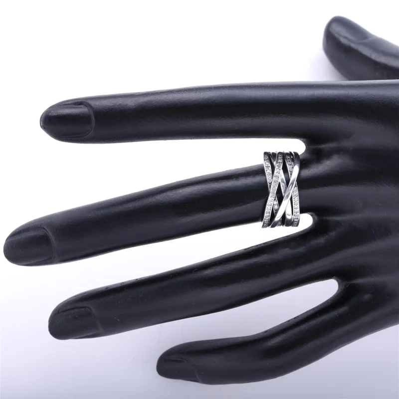 (imagem para) Anel PANDORA de Prata Grande Brilho - 190919CZ - Visualizar 3