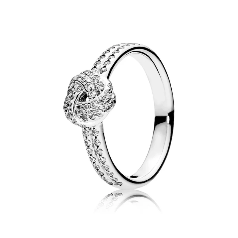 (imagem para) Anel PANDORA Nó do Amor - 190997CZ
