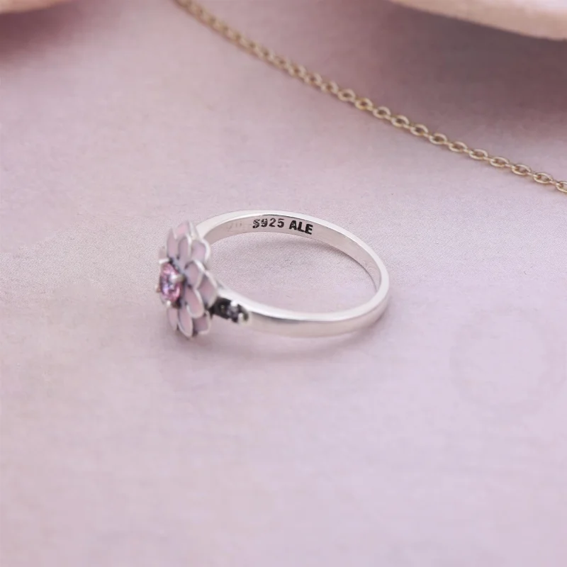 (imagem para) Anel PANDORA Dália - Flor da Gentileza - 190985NBP - Visualizar 3