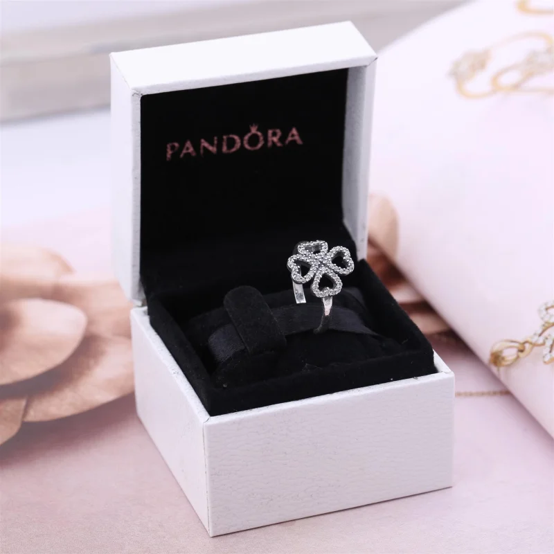 (imagem para) Anel PANDORA Pétalas do Amor - 190978CZ - Visualizar 4