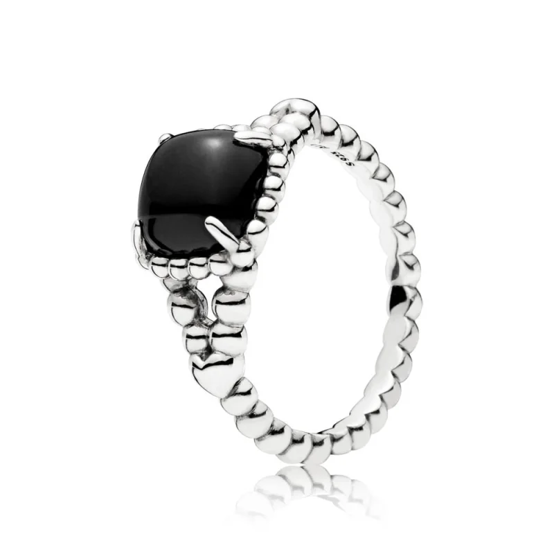 (imagem para) Anel PANDORA Espírito Vibrante Preto - 197188NCK