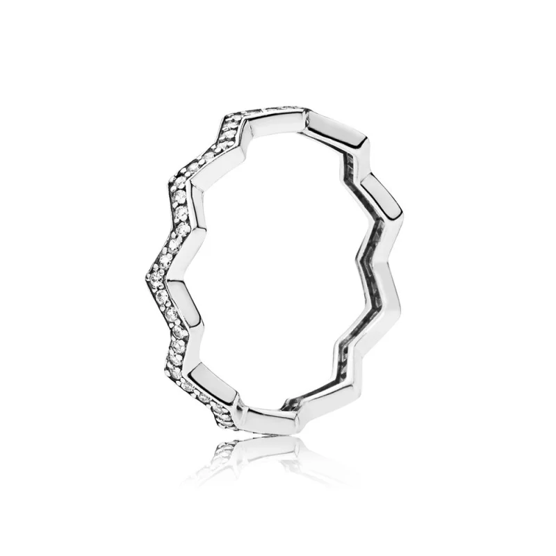 (imagem para) Anel PANDORA Zig Zag Brilhante - 197751CZ