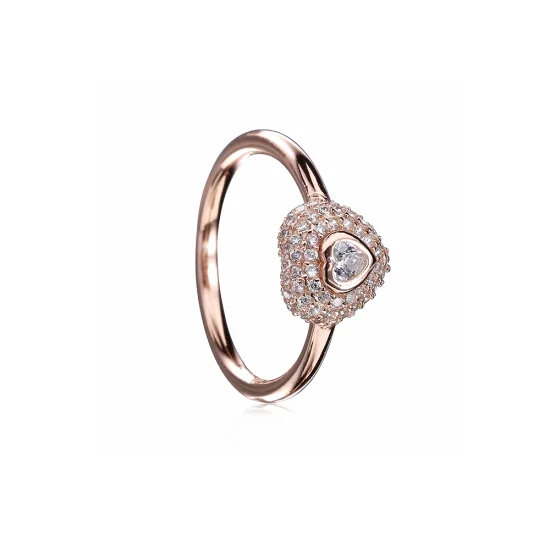 (imagem para) Anel PANDORA de PANDORA Rose Coração