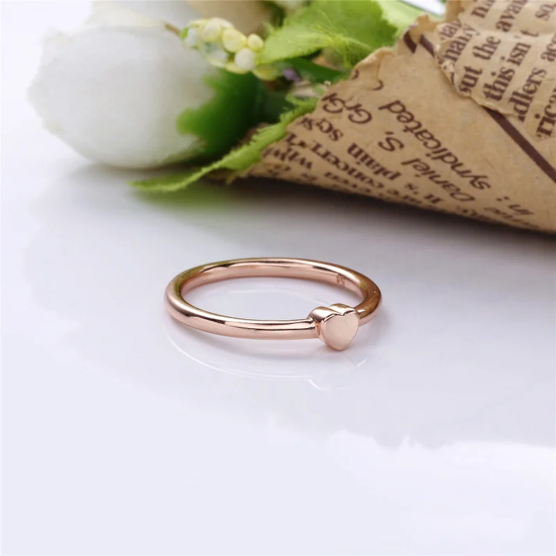 (imagem para) Anel PANDORA ROSETM Combinável Mini Coração - 186551 - Visualizar 2