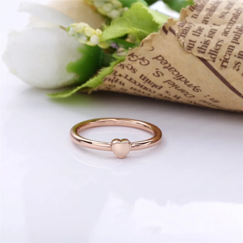 (imagem para) Anel PANDORA ROSETM Combinável Mini Coração - 186551 - Visualizar 3