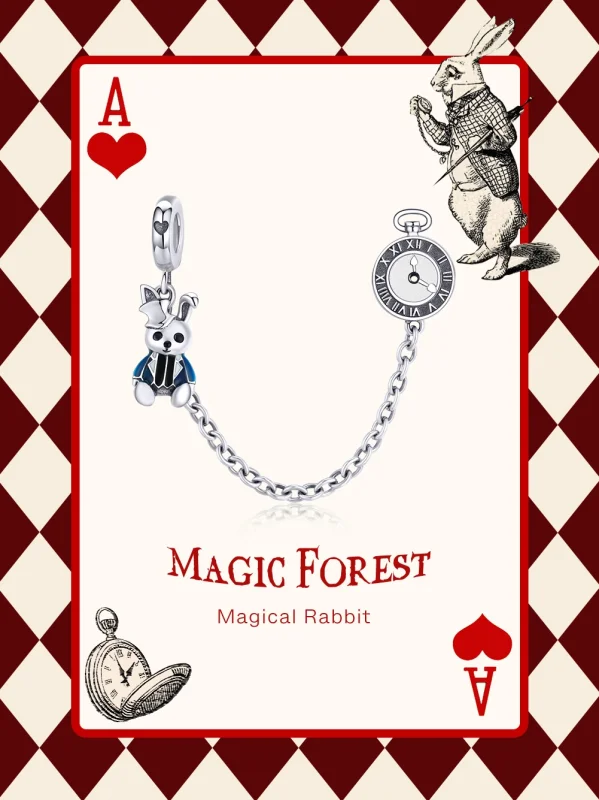 (imagem para) Corrente de Segurança lebre estilo Pandora - SCC1443 - Visualizar 6