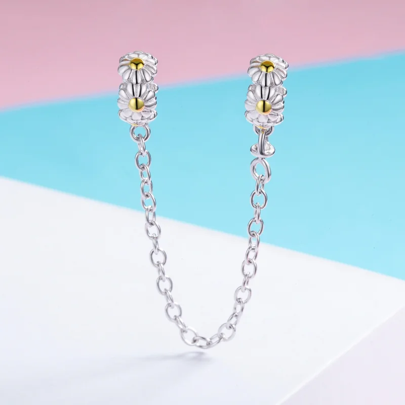 (imagem para) Corrente de Segurança Margarida estilo Pandora - SCC618 - Visualizar 3