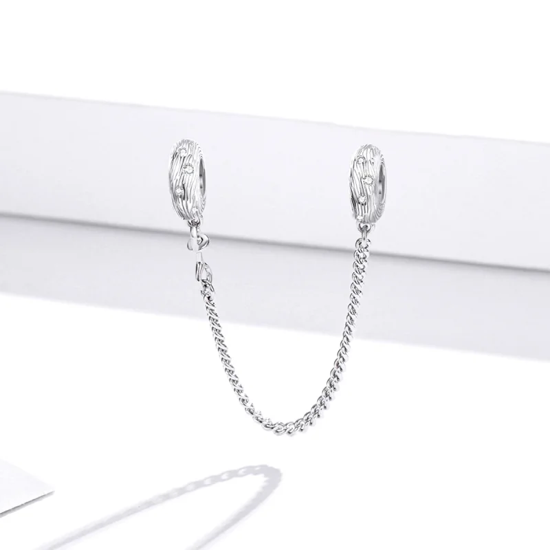 (imagem para) Corrente de Segurança Onda de água estilo Pandora - SCC1577 - Visualizar 2