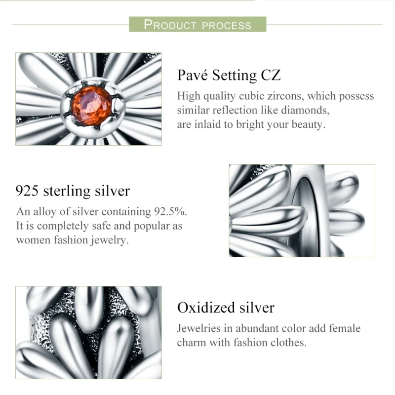 (imagem para) Separador Coroa de Margarida estilo Pandora - SCC598 - Visualizar 7