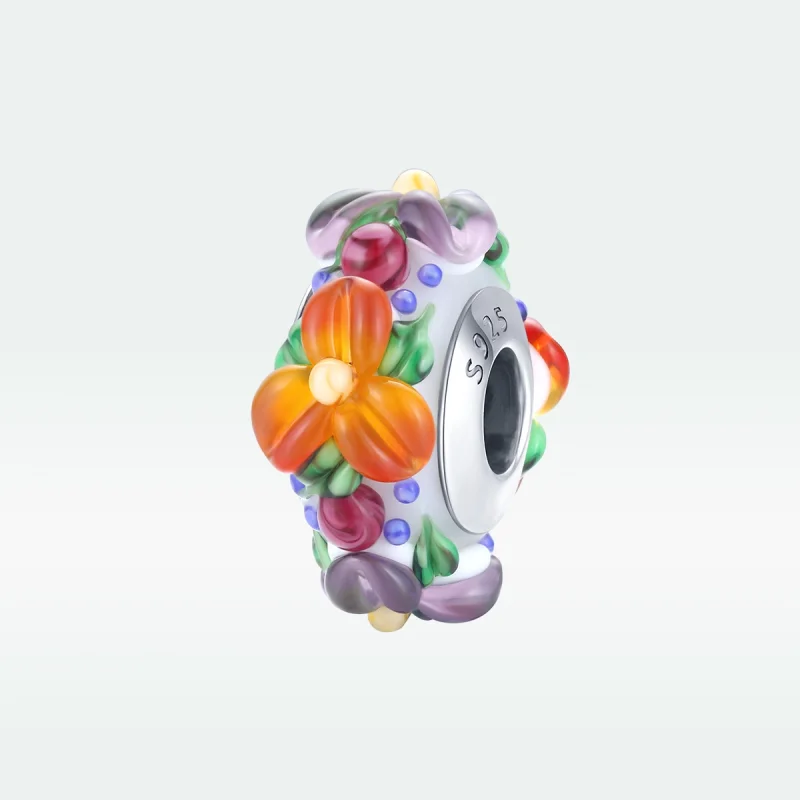 (imagem para) Separador Flores coloridas estilo Pandora - SCC1720 - Visualizar 5