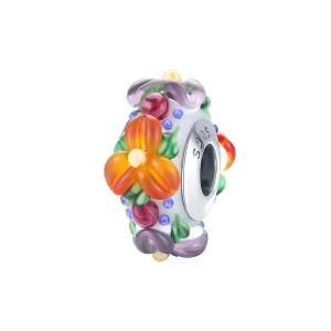 (imagem para) Separador Flores coloridas estilo Pandora - SCC1720