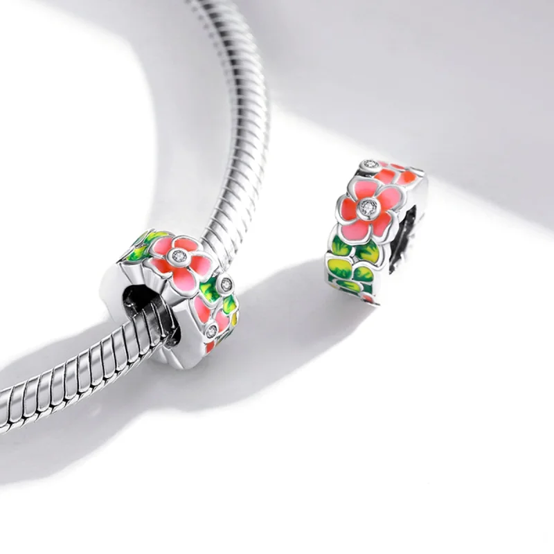 (imagem para) Separador Flores coloridas estilo Pandora - SCC1727 - Visualizar 4