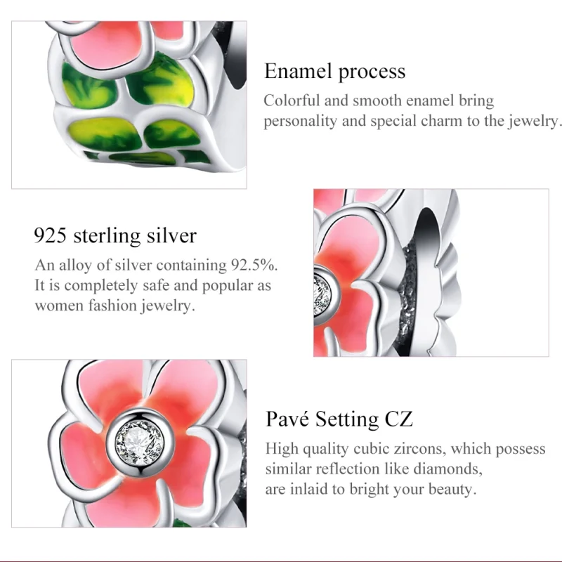 (imagem para) Separador Flores coloridas estilo Pandora - SCC1727 - Visualizar 7