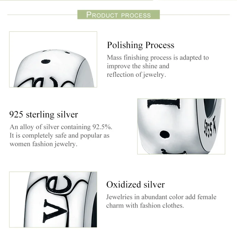 (imagem para) Separador Te amo para sempre estilo Pandora - SCC595 - Visualizar 7