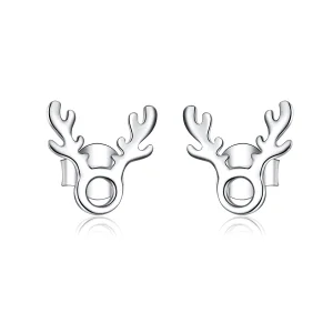 (imagem para) Pandora Style Antlers Stud Earrings - BSE116