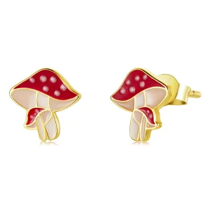 (imagem para) Pandora Style Autumn - Mushrooms Stud Earrings - SCE1245