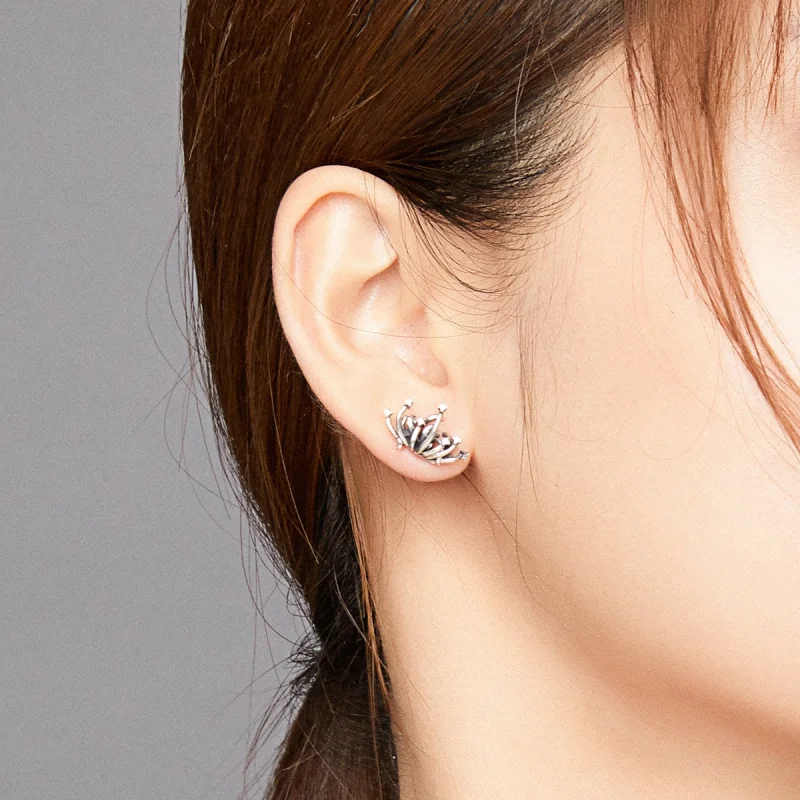 (imagem para) Pandora Style Bana Stud Earrings - SCE940 - Visualizar 6