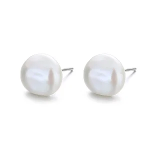 (imagem para) Pandora Style Baroque Pearl Stud Earrings - BSE604