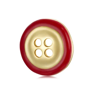 (imagem para) Pandora Style Button Stud Earrings - SCE1060