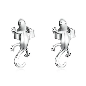 (imagem para) Pandora Style Creative Gecko Stud Earrings - SCE1292