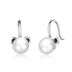 (imagem para) Pandora Style Cute Bear Stud Earrings - SCE918