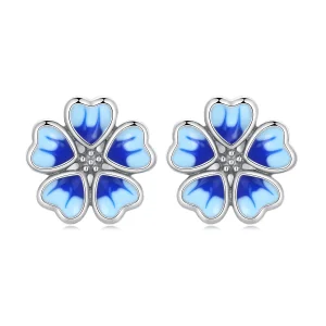 (imagem para) Pandora Style Flowers Stud Earrings - SCE1513