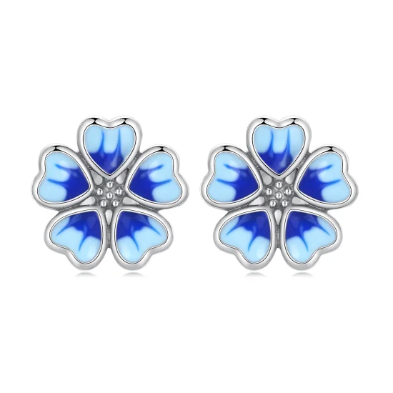 (imagem para) Pandora Style Flowers Stud Earrings - SCE1513