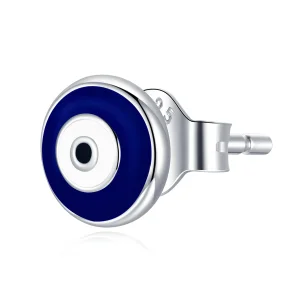 (imagem para) Pandora Style Guardian Eye Stud Earrings - SCE1207-BU