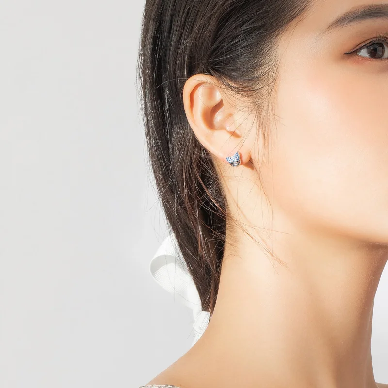 (imagem para) Pandora Style Husky Stud Earrings - BSE356 - Visualizar 8