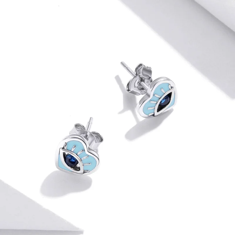 (imagem para) Pandora Style Love Guard Stud Earrings - SCE1134 - Visualizar 4