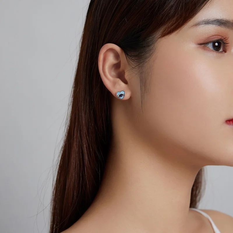 (imagem para) Pandora Style Love Guard Stud Earrings - SCE1134 - Visualizar 5