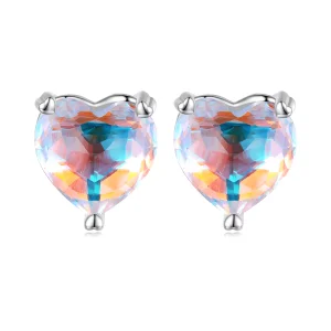 (imagem para) Pandora Style Love Symphony Glass Stud Earrings - BSE713