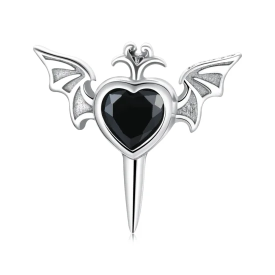 (imagem para) Pandora Style Love Wings Stud Earrings - SCE1179-BK