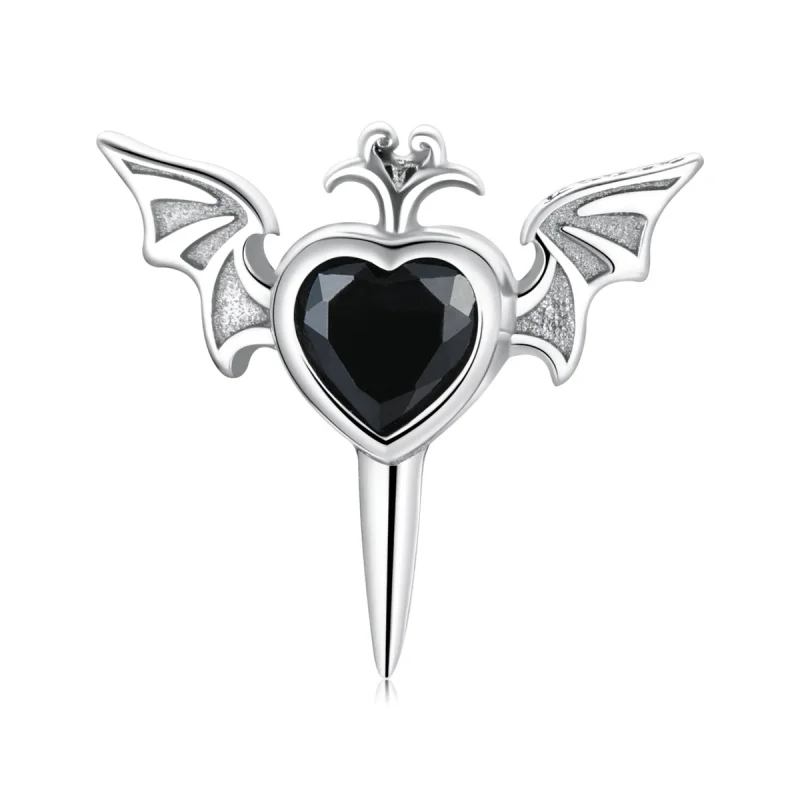 (imagem para) Pandora Style Love Wings Stud Earrings - SCE1179-BK