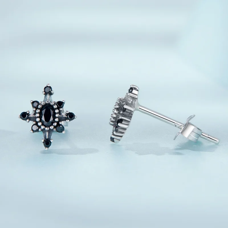 (imagem para) Pandora Style Mans Star Stud Earrings - SCE1521 - Visualizar 3