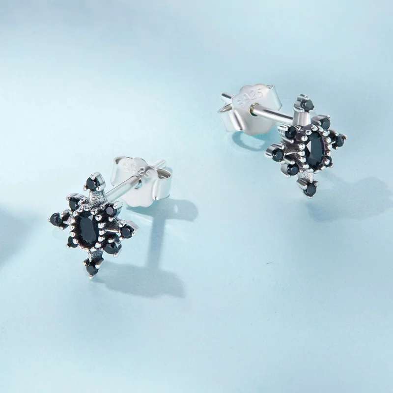 (imagem para) Pandora Style Mans Star Stud Earrings - SCE1521 - Visualizar 4