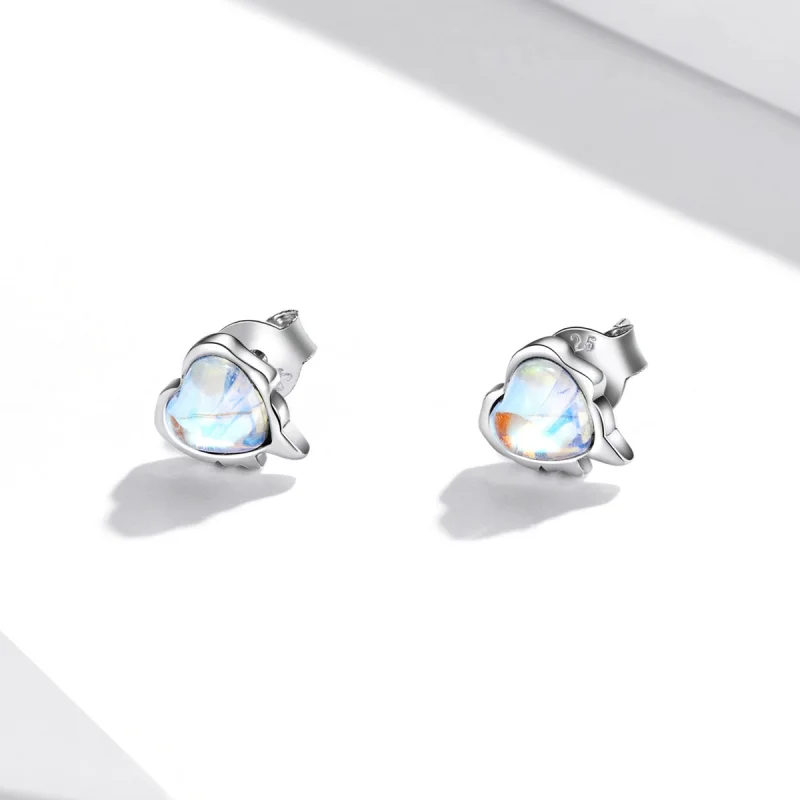 (imagem para) Pandora Style Melting Love Stud Earrings - SCE1306 - Visualizar 2