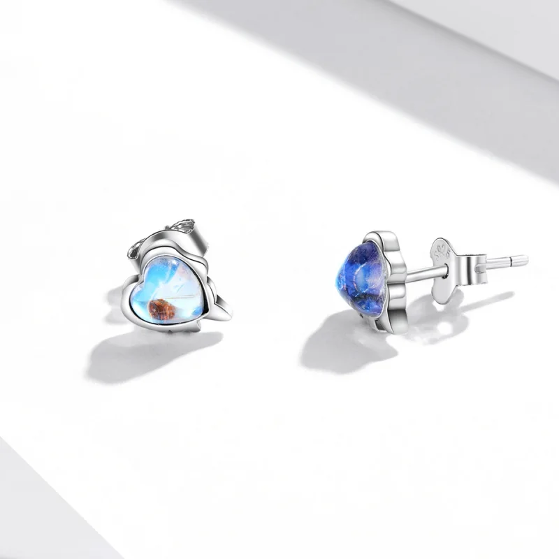 (imagem para) Pandora Style Melting Love Stud Earrings - SCE1306 - Visualizar 3